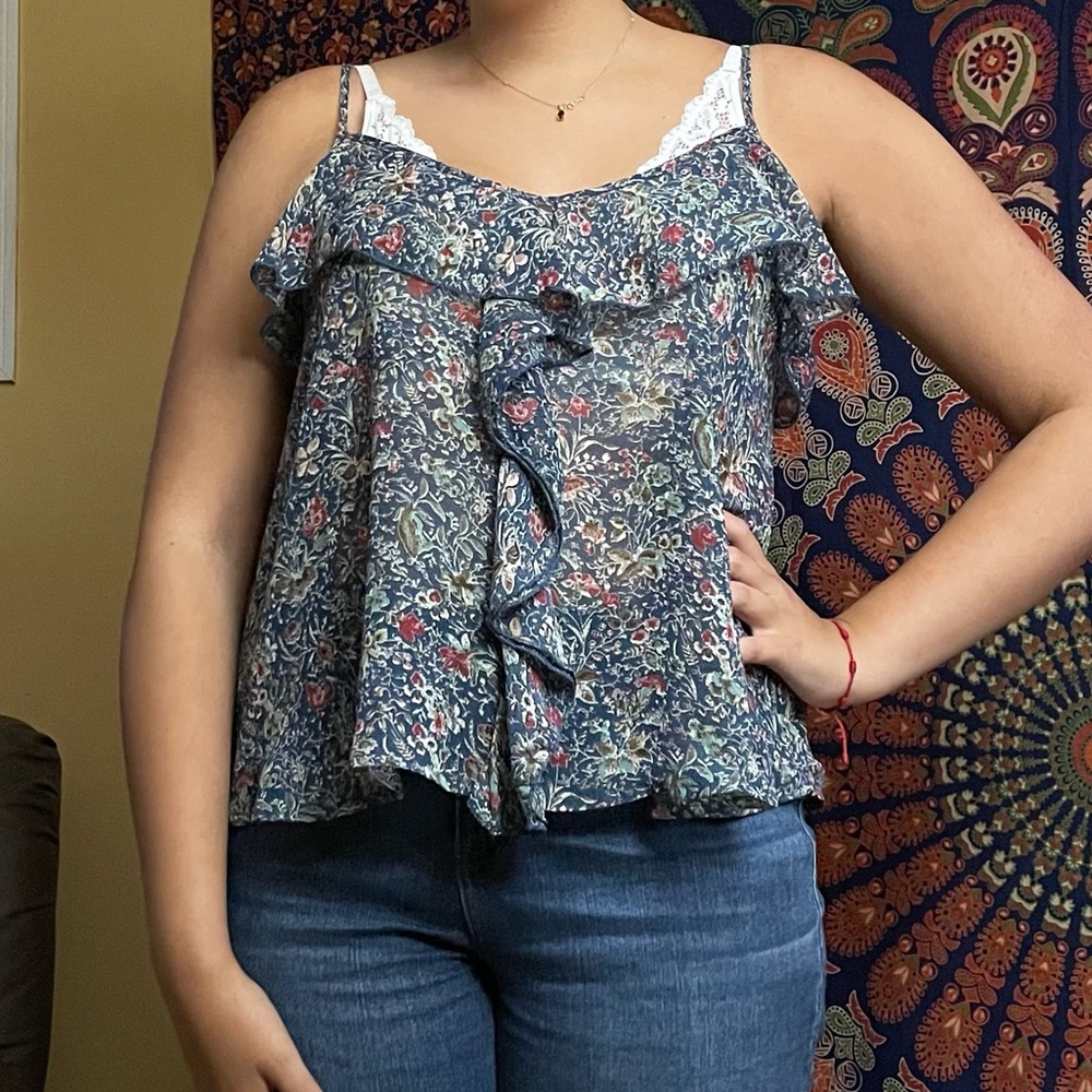 Bohemian Floral Tank Top